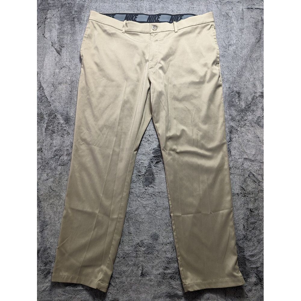 Nike Dri Fit Casual Pants Men's Size 40x30 Beige